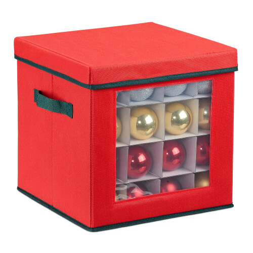 Kerstversiering opbergdoos met verstelbare verdelers 1