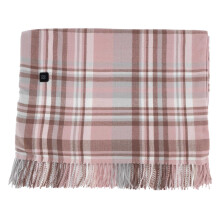 Light Pink Plaid USB Heated Blanket with Zipper 1pc