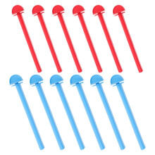 NICEXMAS Parrot Perches Plastic Stand Rods 12Pcs