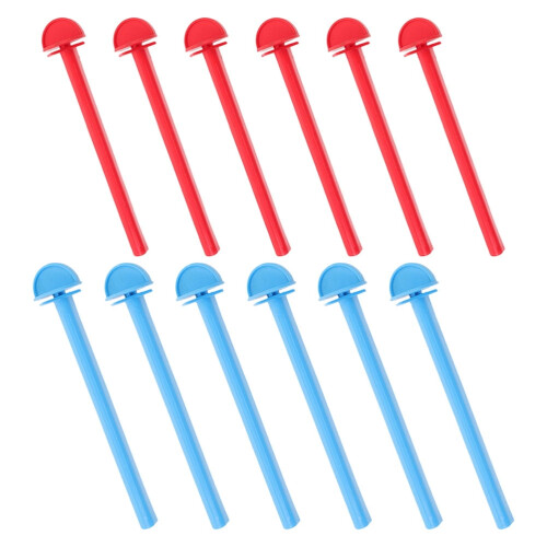 NICEXMAS Parrot Perches Plastic Stand Rods 12Pcs
