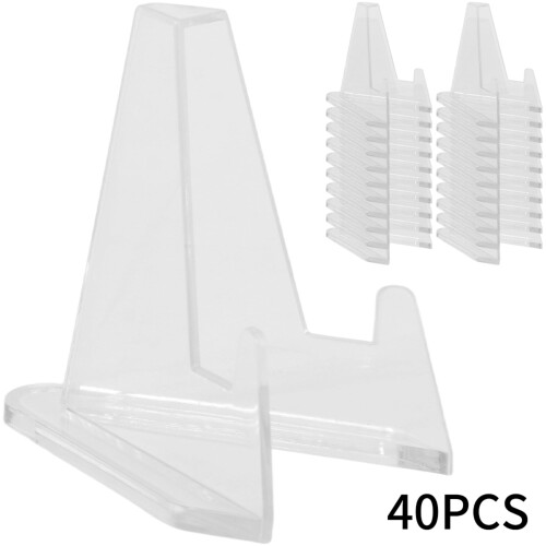 Clear Acrylic Coin Display Stand 40 pcs