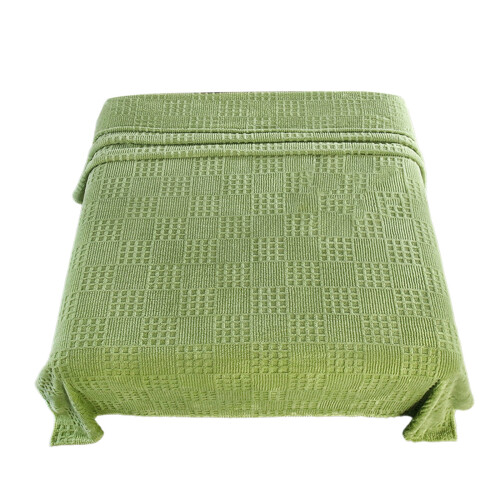 Green Fleece Throw Blanket Soft Breathable 100x150cm