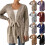 Women's Lightweight Long Sleeve Cardigan Open Front Fall 1
