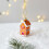 Glass Gingerbread House Ornament Handcrafted Candy Design 1 1