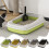 Msgweeeg Extra Large High-Barrier Cat Litter Box with Shovel 1