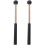 MUSEYA Wooden Rubber Drumsticks Ergonomic Handle Black 1 1