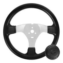 NICEXMAS Drifting Steering Wheel Black PU 1 Set