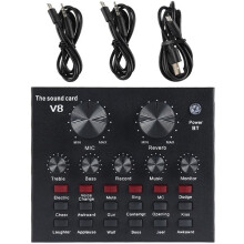 Supvox soundcard for live streaming metal 1 set