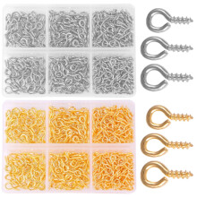 Professional Screw Eye Spike Threaded Hook Jewelry 2 Boxes