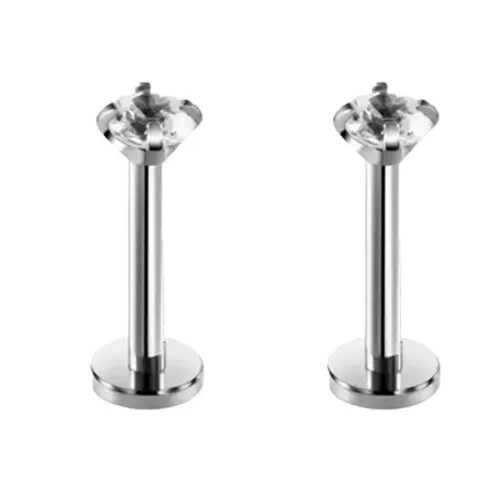 Lip Ring Ear Piercing Set Surgical Steel 2 pcs