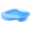 Blue plastic bed pan for elderly use 1 pc 1