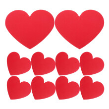 LEORX Heart Greeting Cards Paper Red 40 Pack