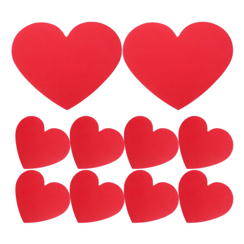 LEORX Heart Greeting Cards Paper Red 40 Pack