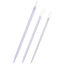 Supvox Sewing Needle Threaders Plastic Silver 3 Pcs