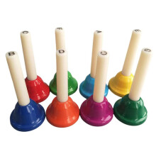 Metal Hand Bells Color-Coded Notes for Learning and Play
