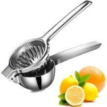 Lemon Squeezer Stainless Steel Extra-Large 3.47 Inch