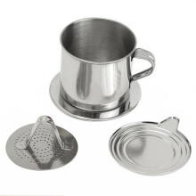 Stainless Steel Vietnamese Coffee Filter Press-Type Drip Cup