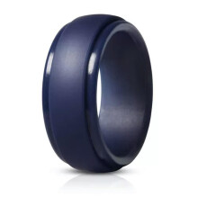 Silicone Ring for Men and Women Hypoallergenic Size 11 Dark