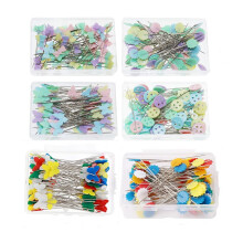 Flat Head Sewing Pins Set with Case 100 Pieces