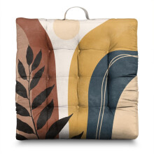 Square Meditation Cushion Boho Dutch Velvet 22 x 22 inches