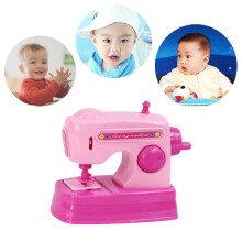 Pink Mini Electric Sewing Machine Toy for Toddlers 1 Pack
