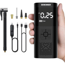 Portable Tire Inflator 150 PSI Cordless LCD Gauge 6000mAh