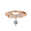 Butterfly Thumb Ring 925 Sterling Silver with Cubic Zirconia 1