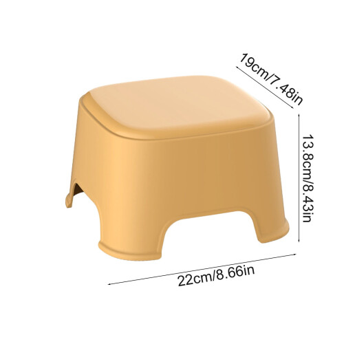 Tabouret en plastique empilable, mini et résistant à l'humidité. 2