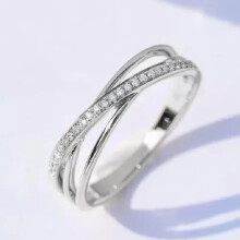 18k Yellow Gold Plated Ring with Cubic Zirconia Size 5-12