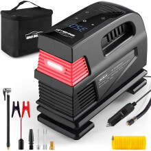12V DC Portable Tire Inflator with Touchscreen and Pressure