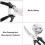 Kitchen Scissors for Meat Cutting Black 1 Pair 5