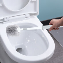 Toilet Brush Set Wall-Mounted Base No-Punching