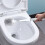 Toilet Brush Set Wall-Mounted Base No-Punching 1