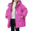 Toddler Puffer Jacket Hooded Zip-Up Solid Color for Boys 1