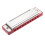Red Metal Harmonica 20-Tone Portable Wind Instrument 1