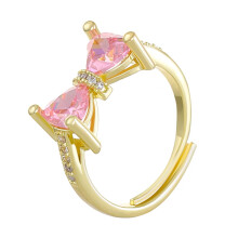 Sterling Silver Butterfly CZ Thumb Ring for Women