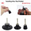 Sanding Disc Holder Roll Lock Back-Up Pad 25mm 6mm Shank 7