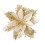 Glitter Hollow Leaf Ornaments Gold Silver Red 5 pcs 14 cm 1