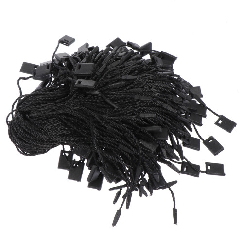 UNOMOR Black Plastic Tagging Fasteners 1000 pcs