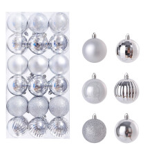 SuoKom Christmas Balls Silver Shatterproof 36 pcs 1.2 inch