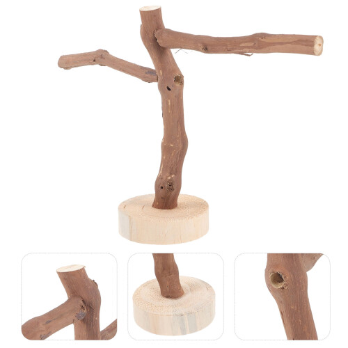 MUSEYA Large Parrot Perch Grape Branch 1 Pack