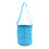 Beach Bag Storage Bucket Mesh Seashell Holder Blue 1