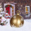 Christmas Balls White Silver Glitter 8cm 9PCS 1