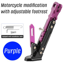 Motorcycle Kickstand Aluminum Alloy Adjustable Height