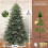 Artificial Christmas Tree Dense 180 cm with Lighting 1200 LED — artificial christmas tree 180cm 5