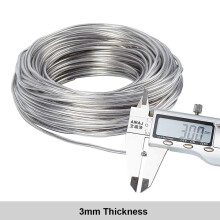 Rubber-Covered Aluminum Craft Wire 3mm 30m