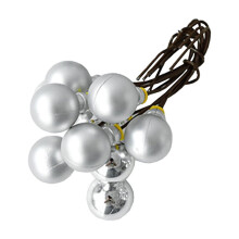 Mini Christmas Balls Silver 3.15 inch DIY Wreath Decor