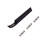 BE-TOOL Metal Leather Skiver with 3 Replacement Blades Black 1