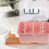 MUSEYA baby bottle organizer pink PP storage box 1 set 1