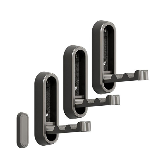 Hooks for Wall - Hooks for Hanging, Heavy Duty Wall Hooks, Purse Hook for Wall, No Drill Suction Hooks Grey